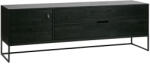 WOOOD Fekete kőris TV állvány Frax 180 x 40 cm (373651-BN)