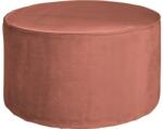 WOOOD Norma rózsaszín bársony puff 60 cm (350410-31)