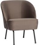 WOOOD Tergi nugát barna bársony fotel (800748-N)