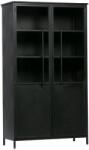 WOOOD Fekete fém vitrin Merrick 170 x 99 cm (800012-Z)