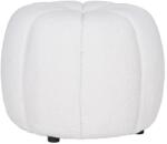 Nordic Living Fehér Paisel kárpitozott széklet 48 cm (1501117)