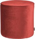 WOOOD Málna vörös bársony puff Norma 46 cm (350409-P)