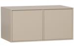 WOOOD Világosszürke fenyő komód Grau II. 100 x 58 cm (400494-M)
