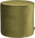 WOOOD Katonai zöld bársony puff Norma 46 cm (350409-M)