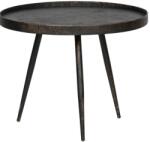 WOOOD Fekete fém dohányzóasztal Buster L, patinás 58 cm (800947-G)