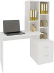 haaus Birou Kobe, 2 Sertare, 3 Rafturi, Alb, 117 x 50 x 143 cm (925529)
