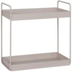 Nordic Living Bézs fém állópolc Rabano 30 x 15 cm (4201050)