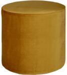 WOOOD Okker sárga bársony puff - Norma 46 cm (350409-132)