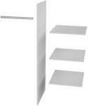 WOOOD Ernie fehér laminált belső polckészlet (360307-GOW)