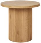 Nordic Living Benovia oldalasztal 48 cm fa dekorral (2102111)