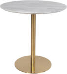 Nordic Living Fehér kerek bisztróasztal Ascona 90 cm (2201141)