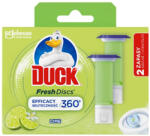 DUCK wc öblítő korong UTÁNTÖLTŐ, Lime 2X36ml/csg (5000204338928)