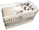 MyKids Lenjerie MyKids Teddy Play Maro 4 Piese M1 140x70 GreatGoods Plaything Lenjerii de pat bebelusi‎, patura bebelusi