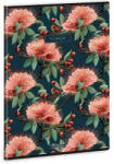 Ars Una Füzet vonalas ARS UNA A/4 40 lapos Extra kapcsos Flowery Green (53114198) - papir-bolt