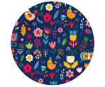  6 darabos papírtányér - Tavasz - Kék - 18 cm