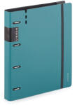 KARTON P+P Műanyag gyűrűskönyv A/4, 4 gyűrűs, vastag borító, VERDE, petrol színű (KPP-2-689) - mesescuccok