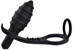LESO Vibrator Leso Double Silicone Ring Black Vibrator