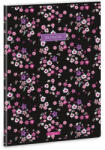 Ars Una Füzet ARS UNA A/4 40 lapos Extra kapcsos sima Pearl Blossom Black (01_04187)