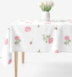 Goldea față de masă 100% bumbac - bujori 100 x 100 cm Fata de masa