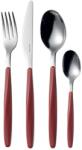 Guzzini 6 személyes evőeszközkészlet My Fusion 24-pack - burgundia Univerzális méret