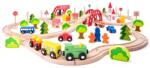  Set trenulet cu gara si pod Woody Trenulet