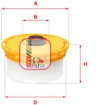 SOFIMA filtru combustibil SOFIMA S 6138 NE (S 6138 NE) - automobilus