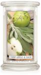 Kringle Candle Crisp Apple & Sage nagy üveggyertya 624 g