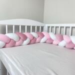  Fonott Rácsvédő Rózsa-mályva-fehér