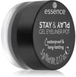 essence STAY & PLAY tus de ochi culoare 01 Black 5 g - notino