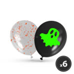 Family Collection Halloween-i lufi szett - foszforeszkáló - 6 db / csomag (58139)