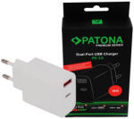 Patona Premium 18W USB-A + USB-C töltőfej (2584)