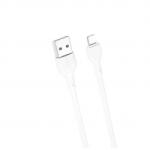 XO NB200 USB-A - Lightning kábel 2.1m fehér (128396) (128396)