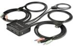 StarTech StarTech. com SV211HDUA4K KVM kapcsoló Fekete (SV211HDUA4K)