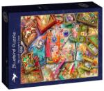 Bluebird Puzzle 1000 db-os puzzle - The Junk Journaler's Desk (90910) (90910)