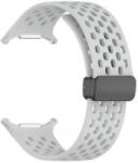 gigapack Samsung Galaxy Watch Ultra eSIM 47mm (SM-L705) lyukacsos szilikon pótszíj világosszürke (GP-163518)