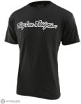 Troy Lee Designs Signature gyerek póló, fekete (M)