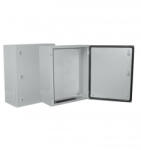 OMU system MB-2525/150-1 egy ajtós fém elosztószekrény IP66 IK10 szerlappal MA: 250xSZÉ: 250xMÉ: 150 zár: 1
