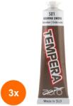Cretacolor Set 3 x Culori Tempera Aero, Raw Umber, 42 ml (CUL-3x9220-0501)