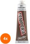 Cretacolor Set 4 x Culori Tempera Aero - Raw Umber - 42 ml (CUL-4x9220-0501)