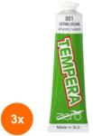 Cretacolor Set 3 x Culori Tempera Aero, Leaf Green, 42 ml (CUL-3x9220-0801)