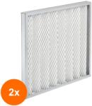 Jarex Filter Set 2 x Filtru Aer Plan Ondulat, Clasa G4, 450 x 500 x 48 (RAJ-2xG4450X500X48/Z)