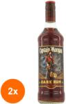 Captain Morgan Set 2 x Rom Captain Morgan Black, 40% Alcool, 0.7 l