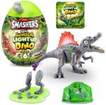 Smashers Figurina surpriza in ou, Smashers, Dino Jurassic Light-Up, Gri Figurina