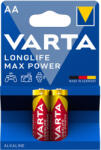 VARTA LONGLIFE MAX POWER ceruza/ AA/ LR06 elem BL2 (2db-os) - 4706 (4706101412)