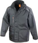 RESULT Férfi WorkGuard Vostex hosszú kabát / munkaruha (víz és szélálló) 3XL fekete