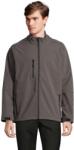 SOL'S Férfi Relax Soft Shell kabát 4XL barna|szürke