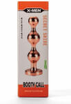 X-Men Secret Shine Booty Call Metal Butt Plug with Gem Gold M - tobuy