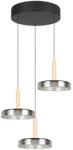 TRIO Celeste barna-fekete LED függesztett lámpa (TRI-354930332) LED 1 izzós IP20 (354930332)