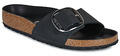 Birkenstock Papucsok Madrid Big Buckle LEOI Black HEX Fekete 38