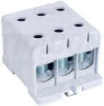 TRACON FLEAL-150per3 Főáramköri leágazó kapocs, sínre/felületre, szürke (FLEAL-150per3)